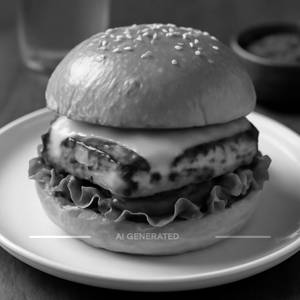Tandoori Paneer Cheese Burger