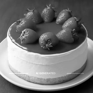 Strawberry Cake  2 Pound