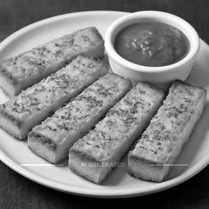 Garlic Bread Sticks With Dip