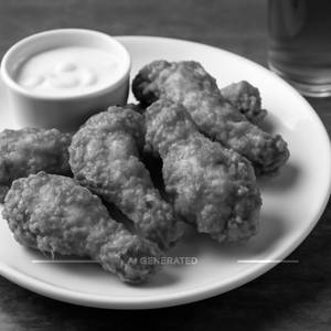 Hot and crispy chicken wings