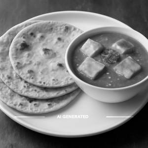 Paneer Masala And 3 Chapati
