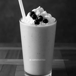 Blackcurrant milkshake