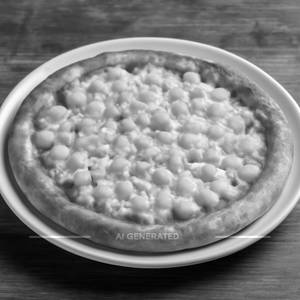 Golden corn pizza