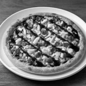 Barbeque pizza