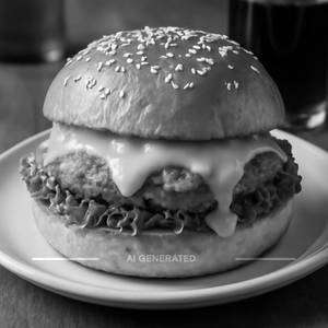 Cheesy Chicken Burger