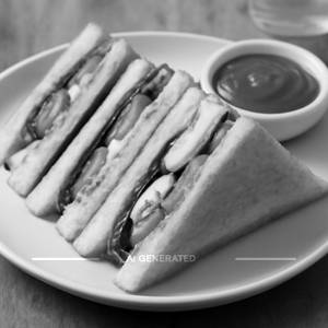 Veg club sandwich