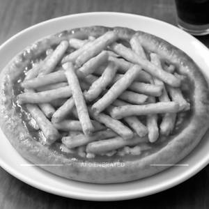 French Fries Pizza