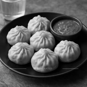 Veg Momos (6 Pcs)
