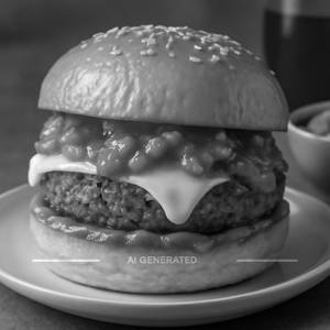 Veg Chilli Cheese Burger