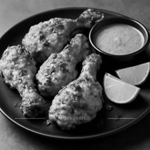 Chicken Malai Tangdi (4 Pieces)