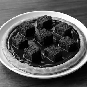 Chocolate brownie pizza