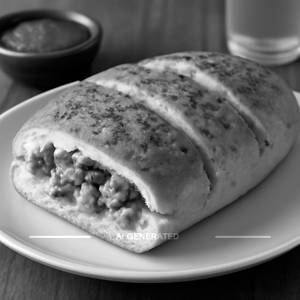 Non Veg Stuffed Garlic Bread