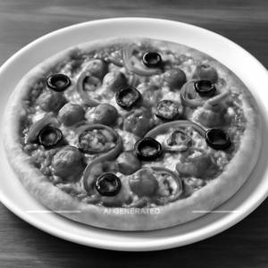 7" Aligator Pizza