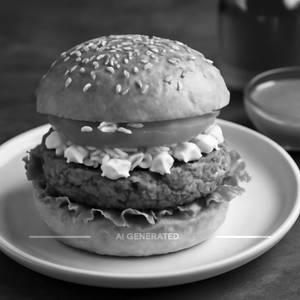 Veg Cheese Ginger Burger
