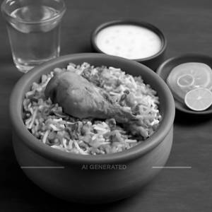 Chicken Matka Hyderabadi Biryani (Pack of 4)                                                                 