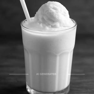 VANILLA SHAKE WITH ICE CREAM