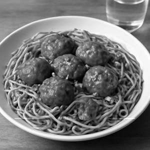 Chicken manchurian noodles