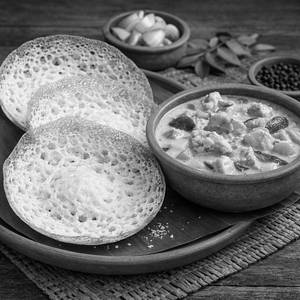 Appam -3 With Chicken Stew Combo