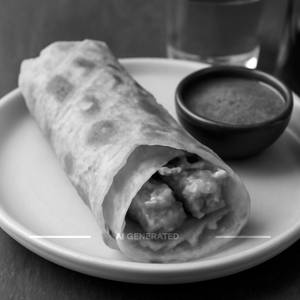Paneer Tikka Egg Roll