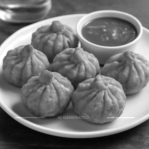 Chicken momos fried [6 pieces]