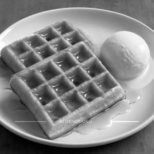 Honey butter waffle