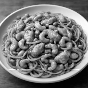 Chicken cashew noodles