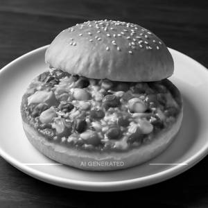 Burger pizza