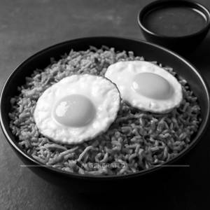 Schezwan egg rice