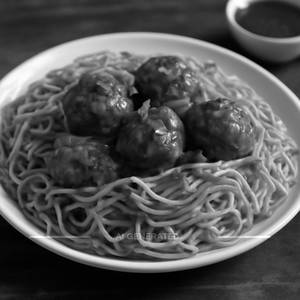 Veg manchurian noodles