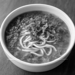 Veg coriander lomen soup