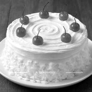 White Forest Cake (1Kg)