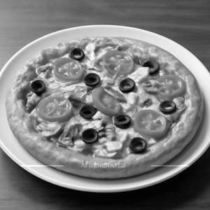 Deluxe Veggie Pizza [8 Inches]
