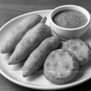 3 Tamalapaku Bajji & 2 Aloo Bajji