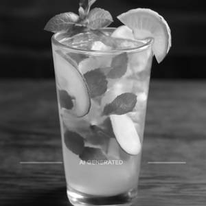 Green apple mojito