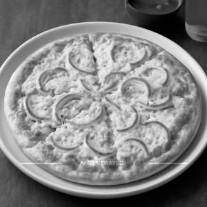 Onion cheese pizza