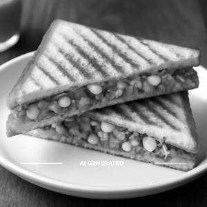 Corn masala sandwich