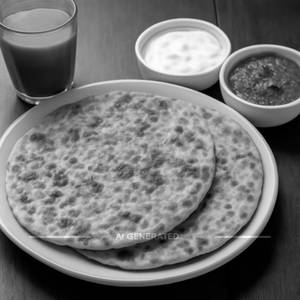 Onion Paratha Combo