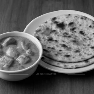 Tawa Roti With Chicken Butter Masala