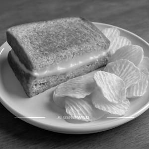 Plain Cheese Sandwich