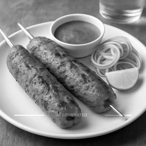 Chicken seekh kebab (Pack of 2)     