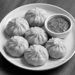 Steamed Momos [6 Pieces]
