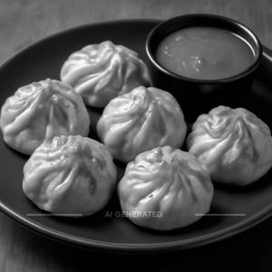 Chicken Steam Momos (6 Pcs)
