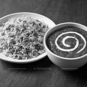 Rice+dal Makhani