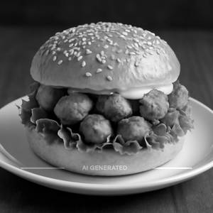 Chicken Popcorn Burger