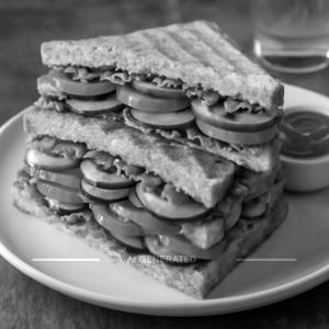 Vegetable Club Sandwich