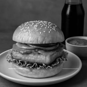 SCHEZWAN PANEER BURGER