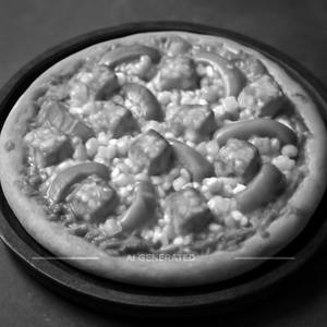 Paneer & Corn Capsicum Pizza