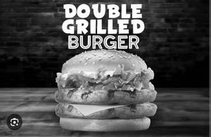 Double Flame Kissed Chicken Burger