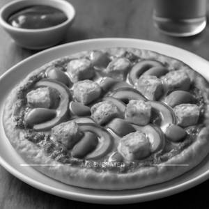 Paneer Onion Capsicum Pizza                                   
