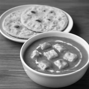 3 Phulka With Paneer Butter Masala